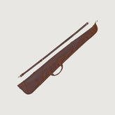 Leather Shotgun Slip Case, Clay Hunting Shotgun Case, Leather Rifle Case